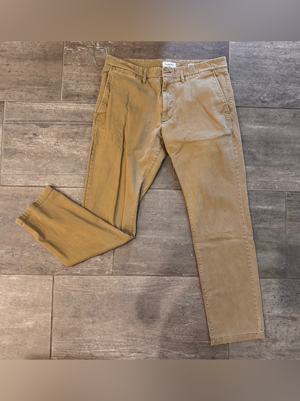 Goodfellow & Co Men’s Chino Pants in Dark Tan/Khaki